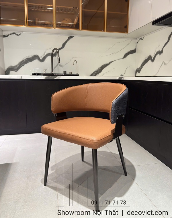 Ghế bàn ăn cao cấp 573S thiết kế lưng cong ôm lưng thoải mái