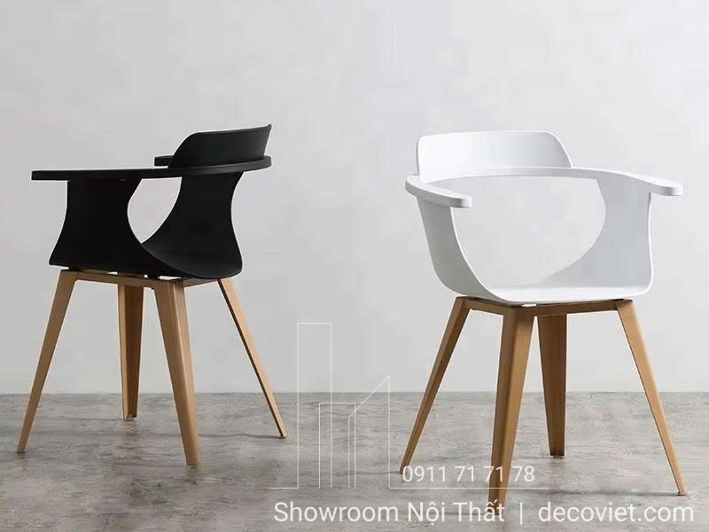 ghế cafe chân sắt giả gỗ giá rẻ