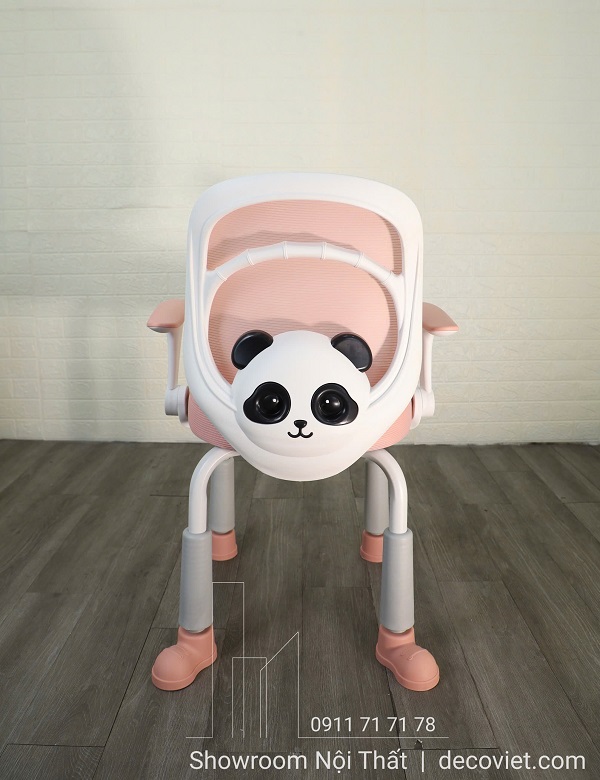 Ghế ngồi học sinh panda 108S dễ thương, ghế học bài phù hợp bàn học trẻ em