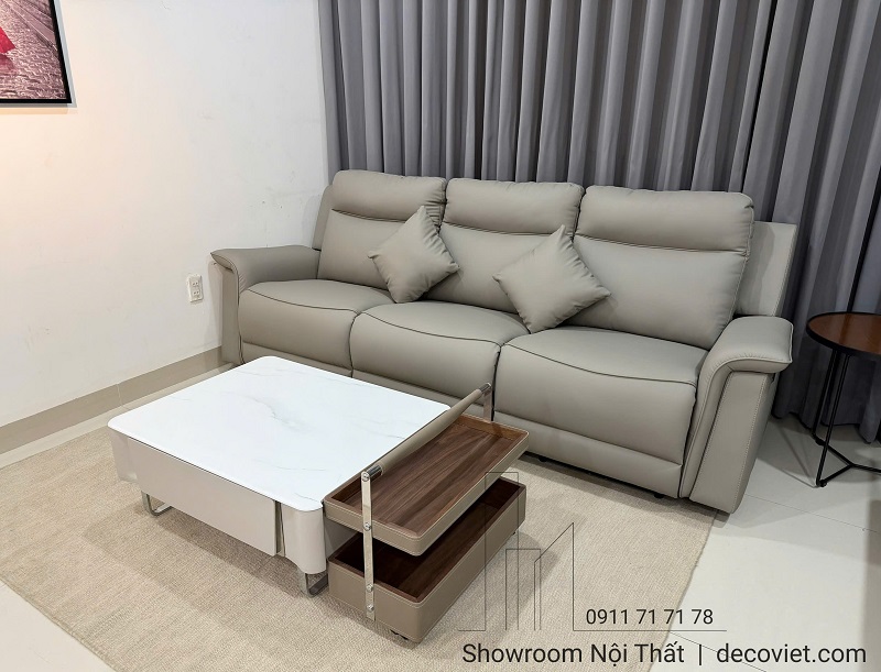 ghế sofa da cao cấp chỉnh điện hiện đại 1128T