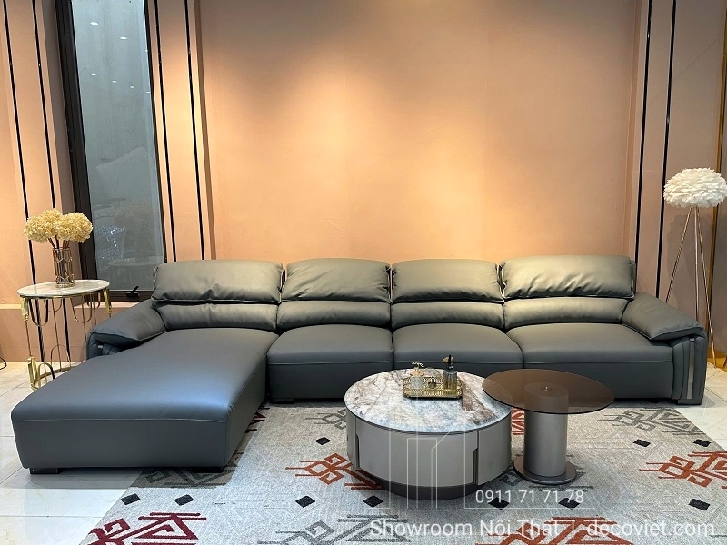 sofa da bò nhập khẩu