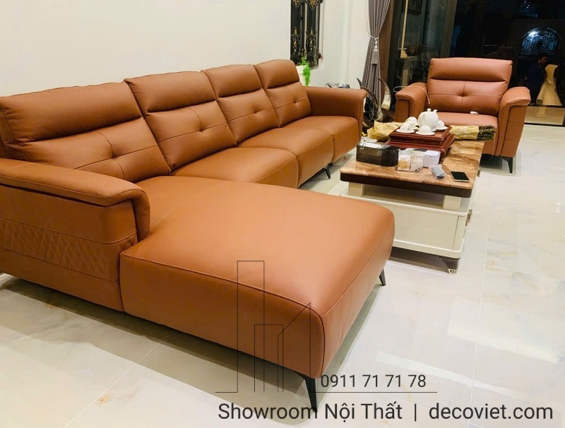 ghế sofa da bò Ý hiện đại
