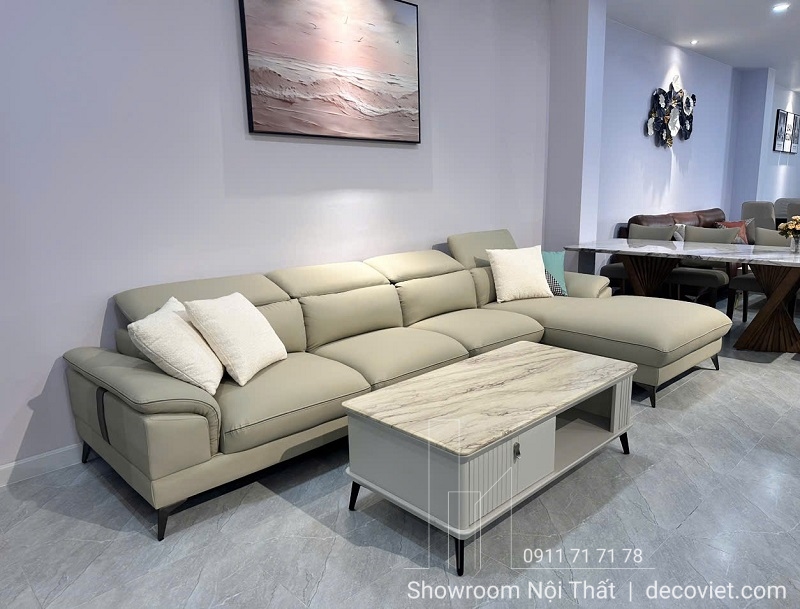 sofa da hiện đại