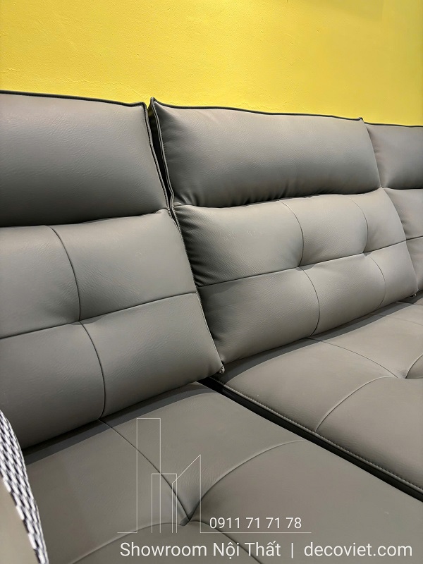 sofa da giá rẻ 1028T thiết kế tối giản, phong cách trẻ trung