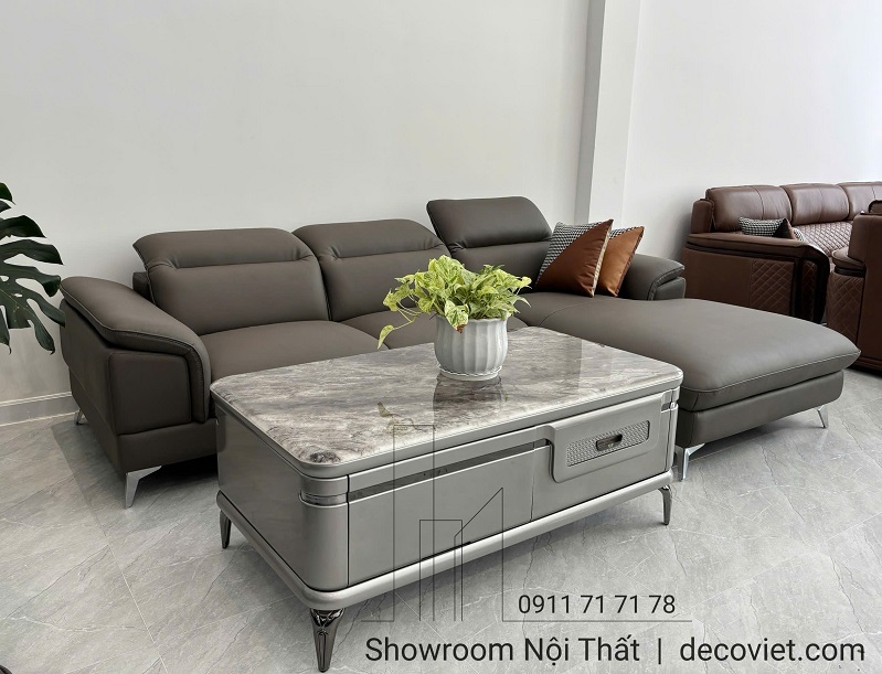 mẫu sofa da phòng khách đẹp, giá tốt tại DecoViet