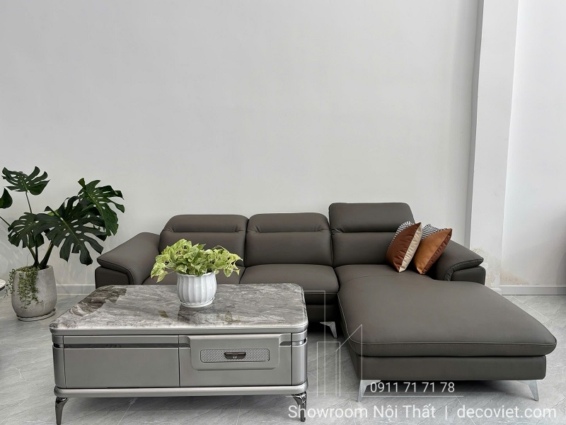 ghế sofa da giá rẻ 1028T thiết kế hiện đại