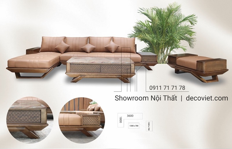 ghế sofa gỗ hiện đại