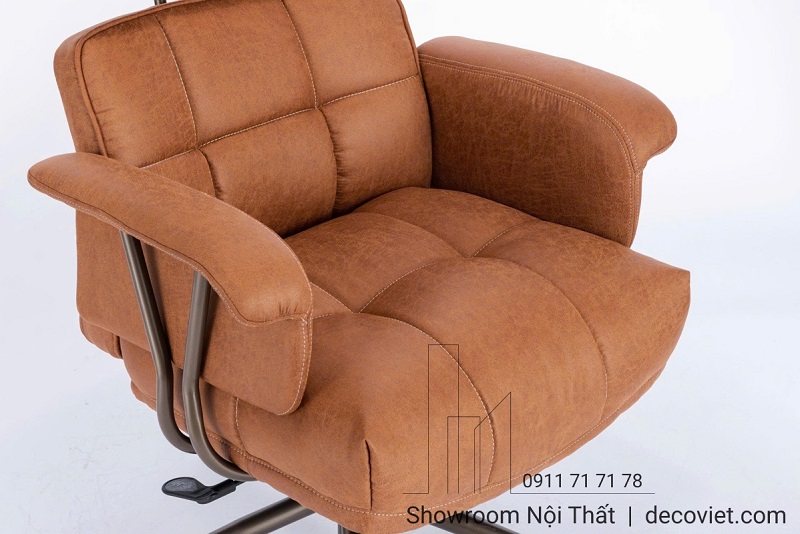 Ghế Văn Phòng Cao Cấp 328T với thiết kế đệm dày bọc da sang trọng