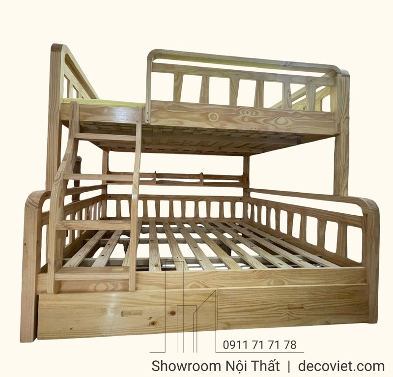 giường tầng gỗ