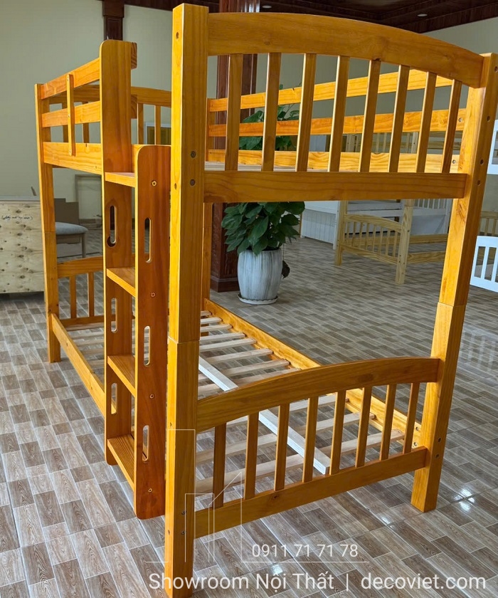 giường 2 tầng gỗ