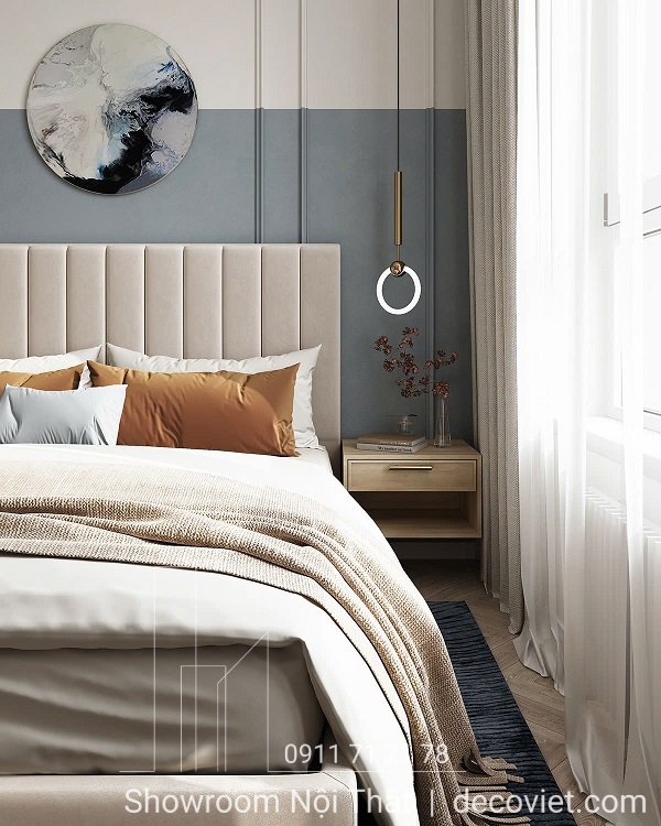 giường ngủ bọc da hiện đại