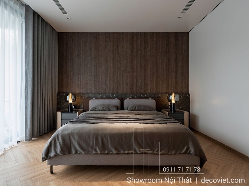 giường ngủ bọc vải hiện đại