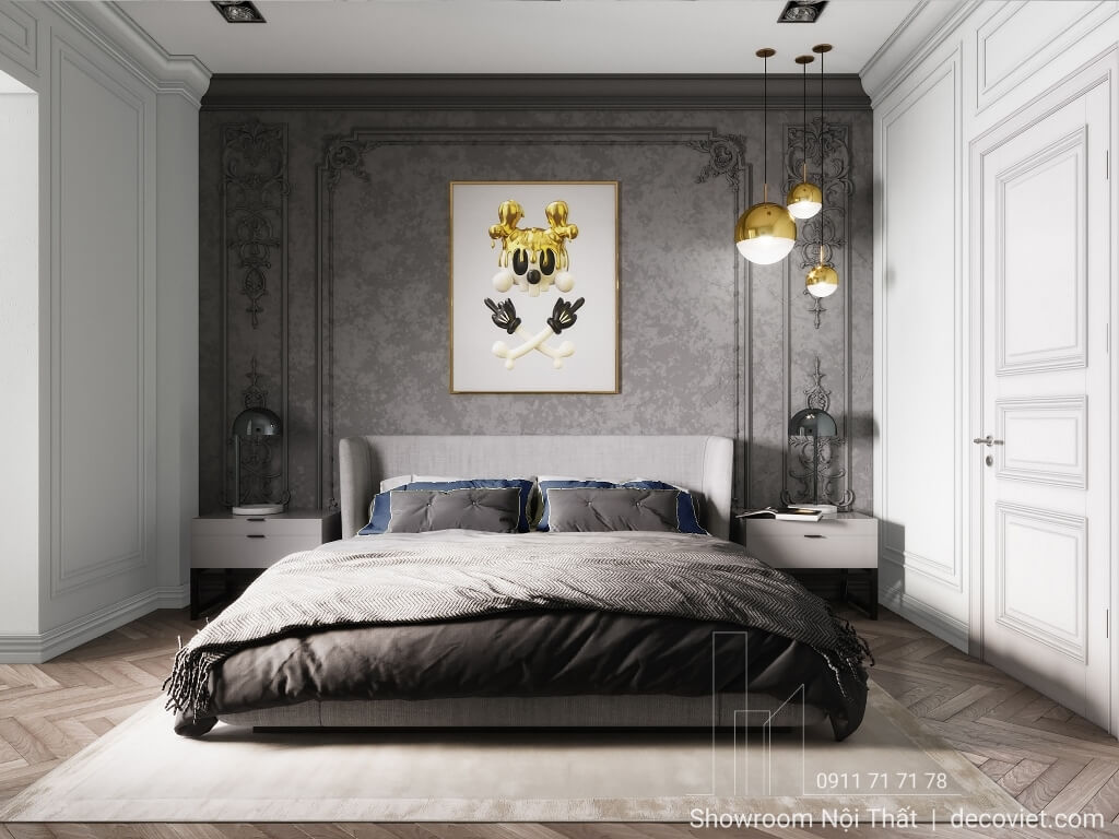 giường ngủ bọc nệm cao cấp