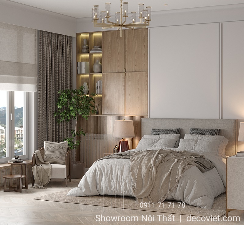 giường ngủ bọc nệm hiện đại