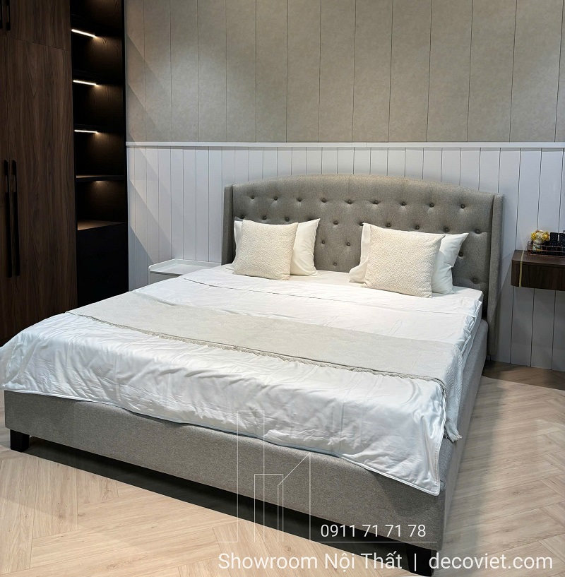 Giường ngủ giá rẻ cao cấp 148T thiết kế hiện đại sang trọng tại DecoViet