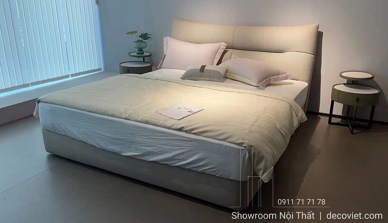 Mãu giường ngủ bọc da phù hợp mọi không gian sống