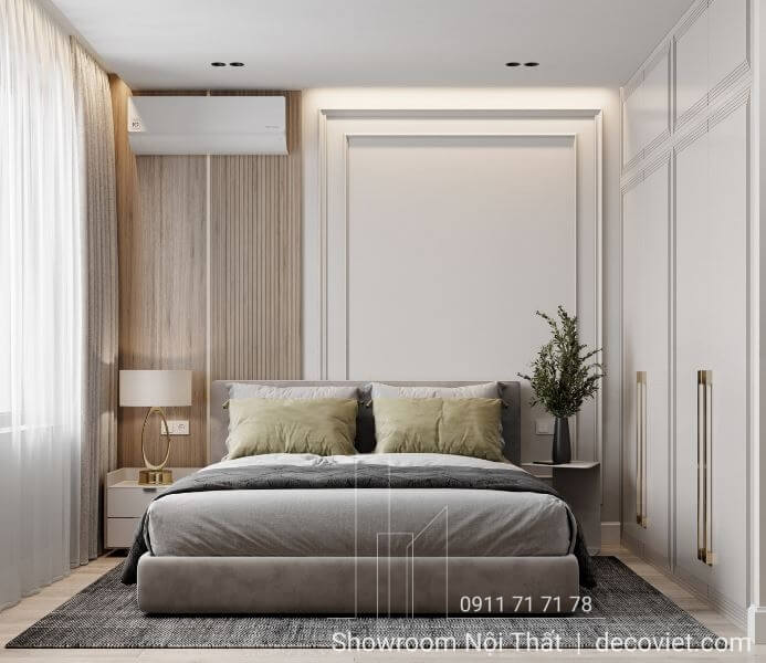 giường bọc nệm đẹp hiện đại