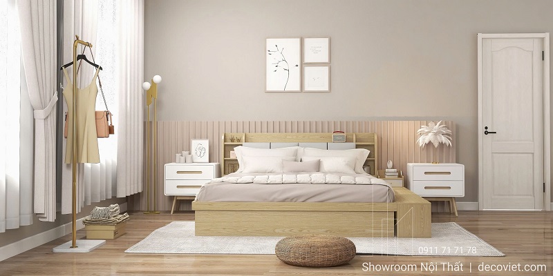 giường ngủ gỗ công nghiệp