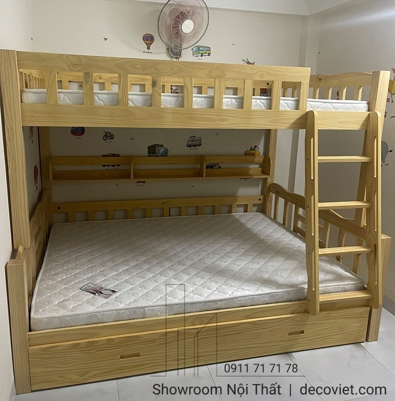 giường tầng gỗ giá rẻ
