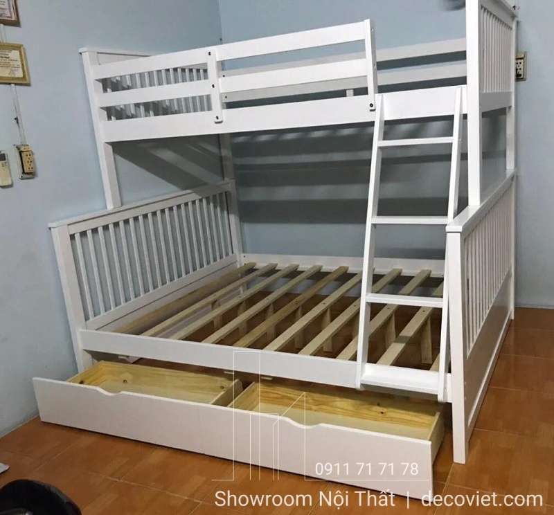 giường 2 tầng gỗ