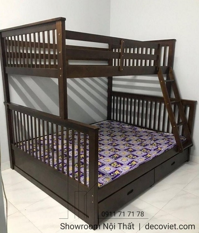 giường 2 tầng gỗ