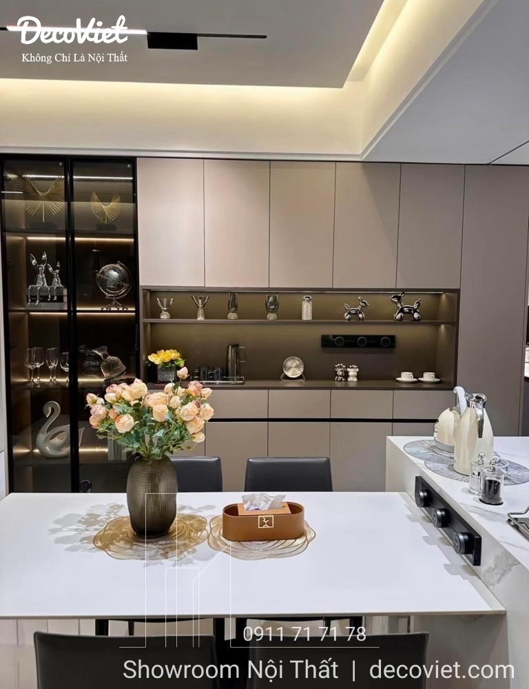 thiết kế thi công phòng bếp