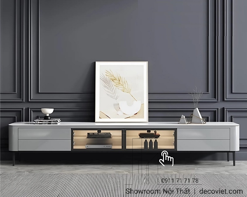 kệ tivi mặt đá hiện đại