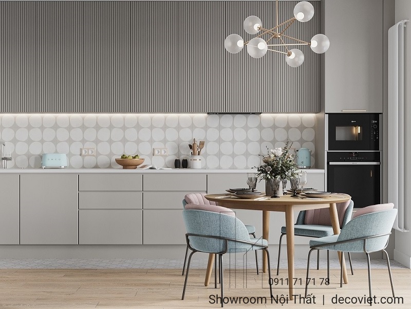 thi công tủ bếp đẹp