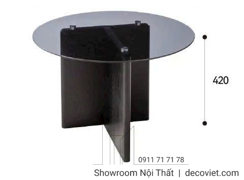 bàn trà tròn hiện đại