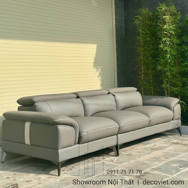sofa băng bọc da cao cấp