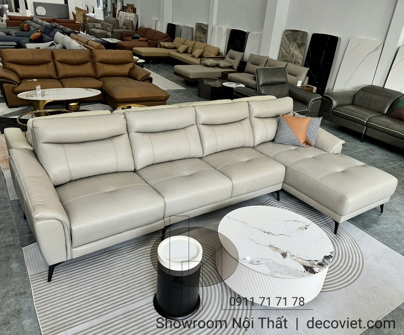 sofa da bò ý nhập khẩu chỉnh điện