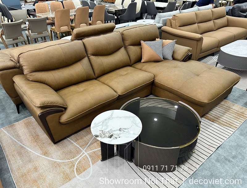 sofa da bò thật