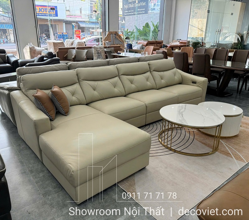 sofa da bò nhập khẩu cao cấp
