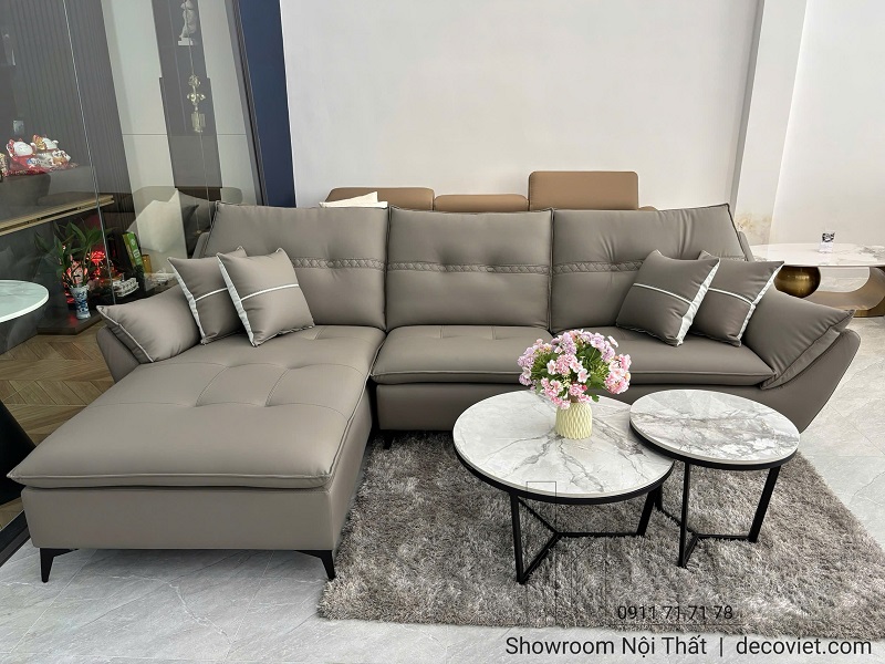 mẫu sofa da hiện đại cao cấp 1146t đẹp cho phòng khách chung cư
