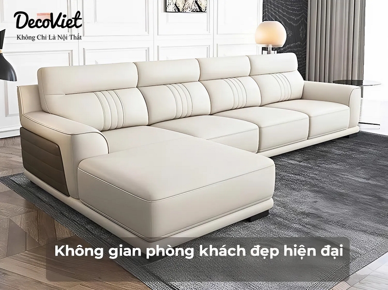 sofa da cao cấp hiện đại