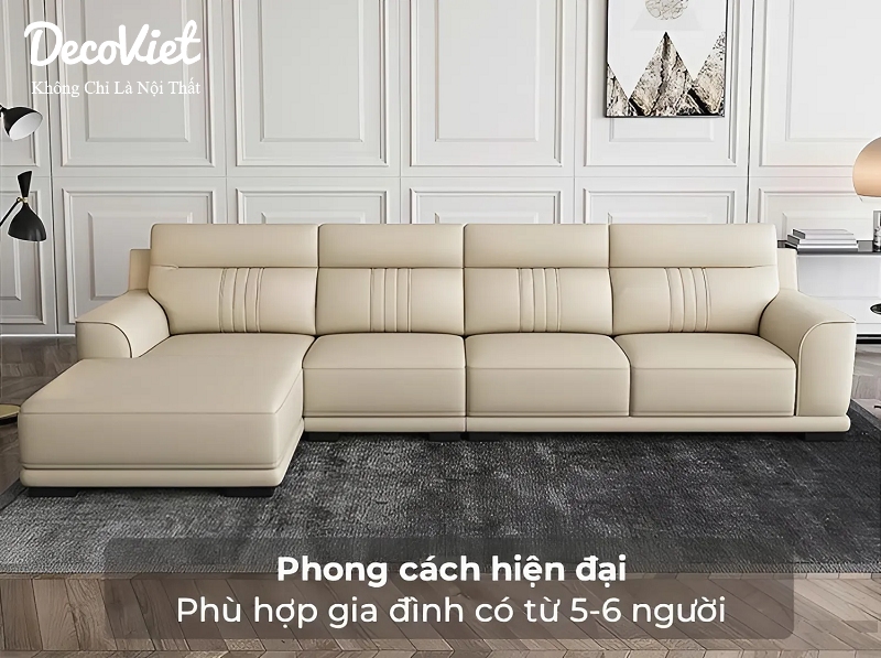 sofa da hiện đại