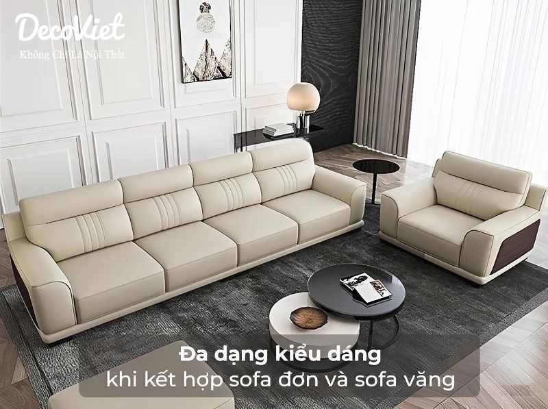 bộ ghế sofa da đẹp