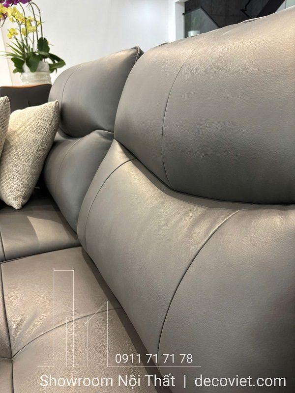 Bộ sofa phòng khách sang trọng 1020T bọc da cao cấp