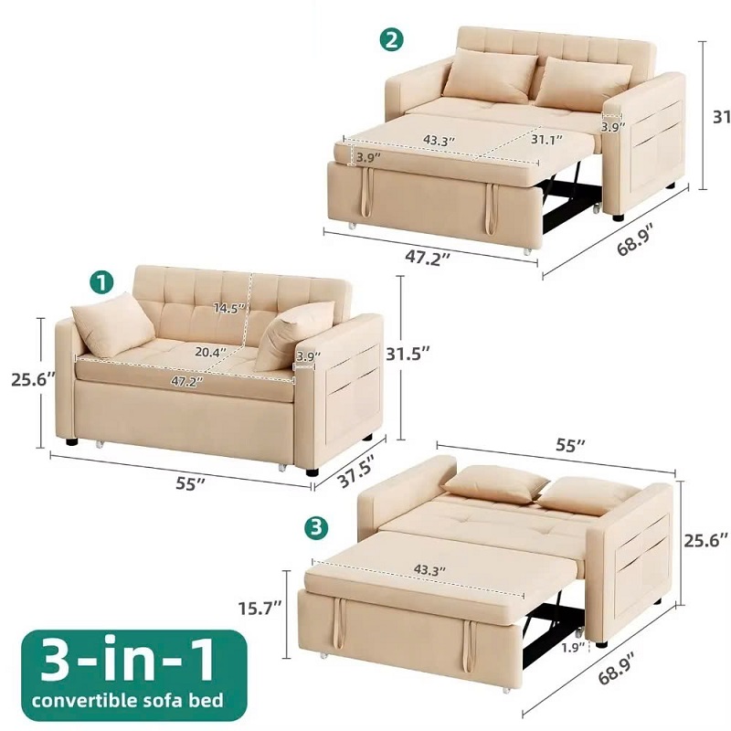 sofa giường gấp gọn