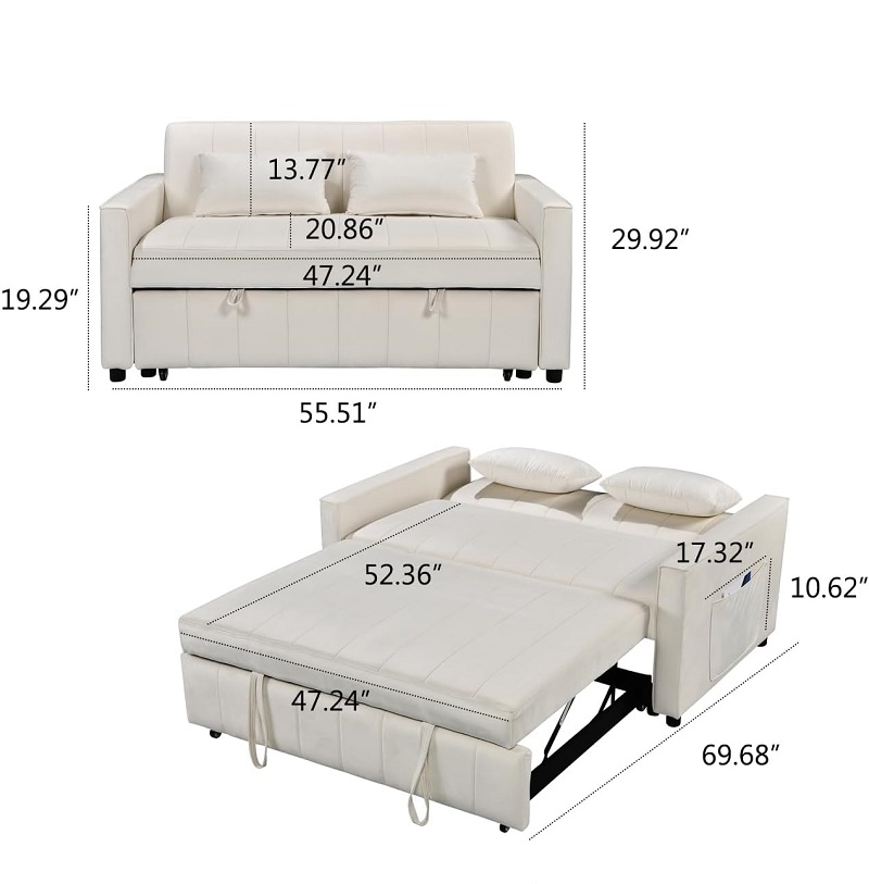 sofa giường gấp gọn