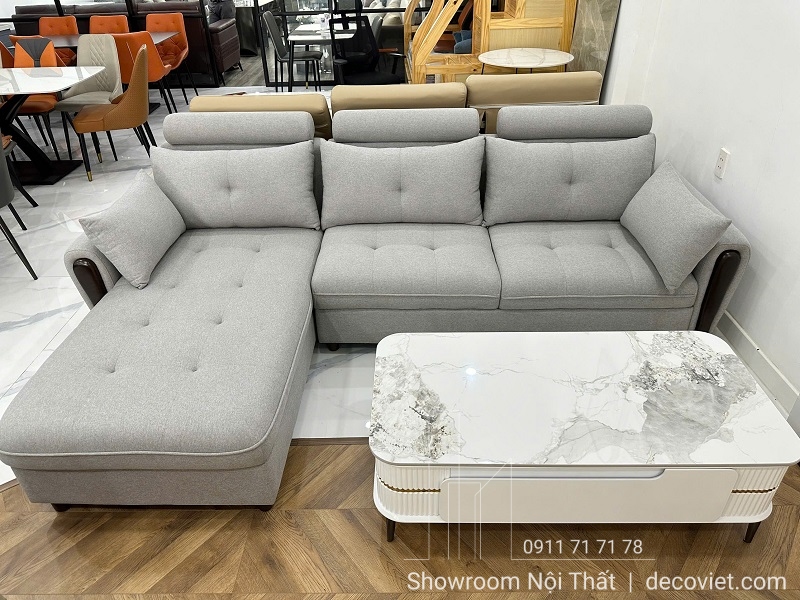 Sofa vải cao cấp 1097T thiết kế hiện đại, sang trọng cho phòng khách