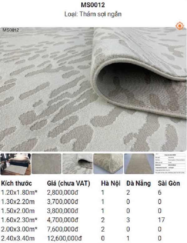 Thảm Phòng Ngủ Giá Rẻ