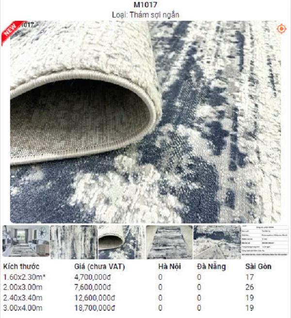 Thảm Lót Ghế Sofa