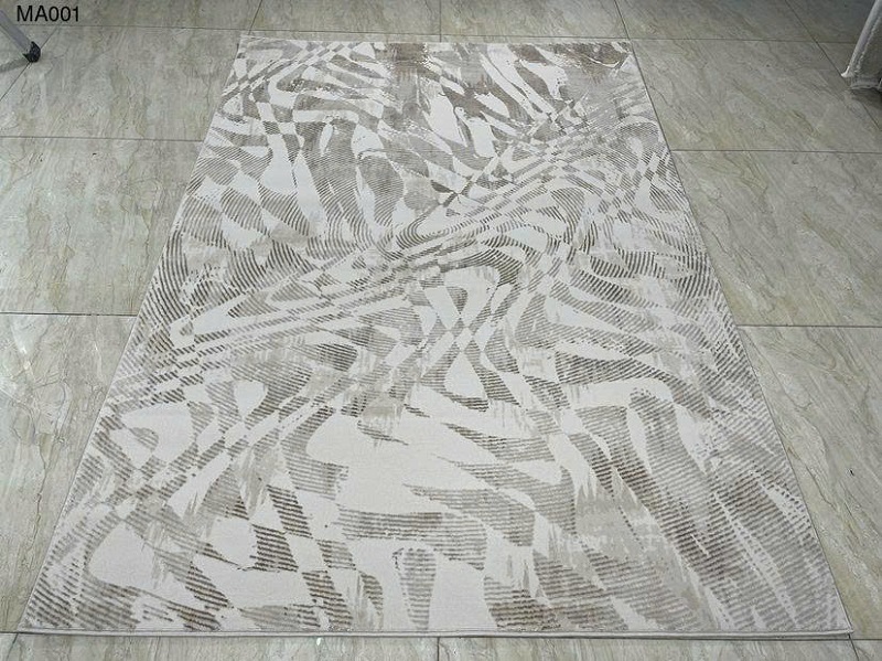 Thảm trải sàn sợi ngắn với thiết kế họa tiết loang màu sang trọng