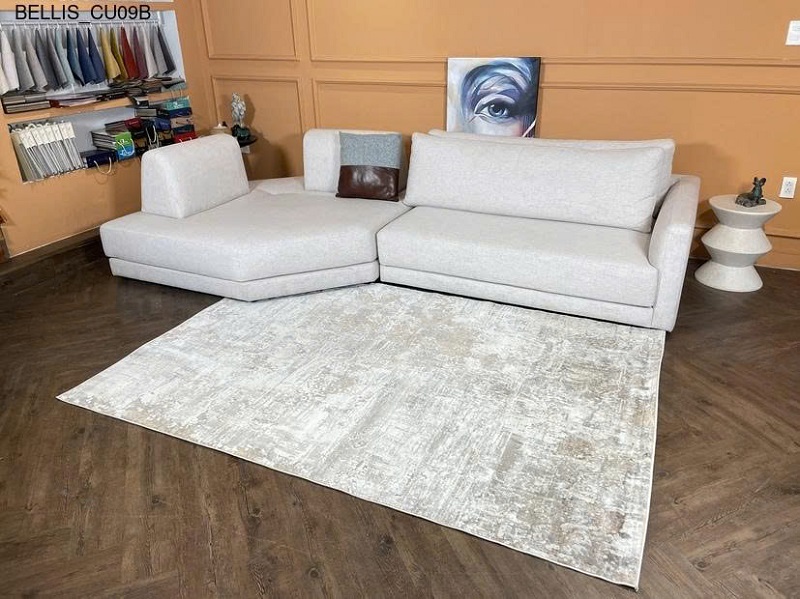 Thảm lót sàn mềm mại, tạo cảm giác êm ái và nâng tầm thẩm mỹ tổng thể cho nội thất.