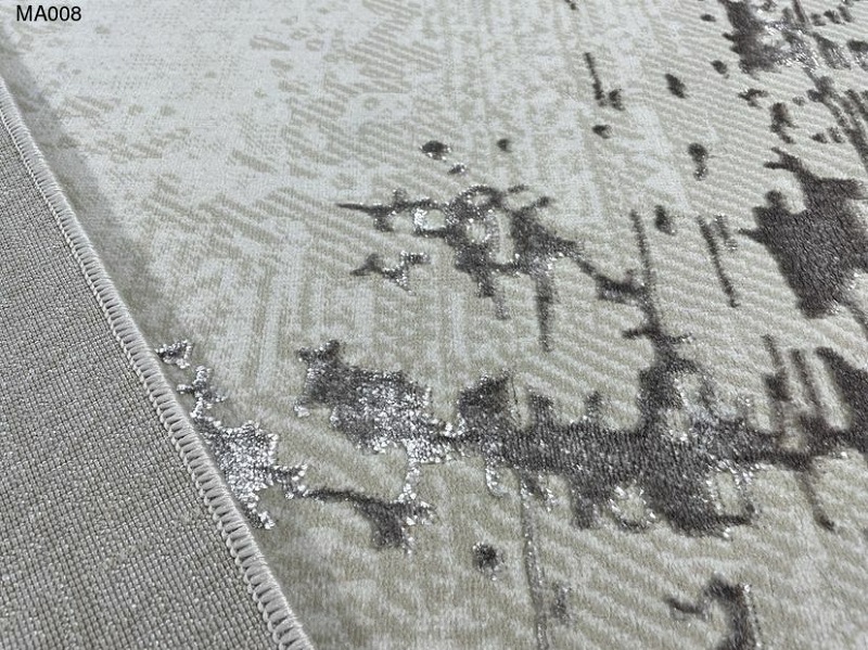 Tông màu trung tính kết hợp họa tiết hiện đại giúp dễ dàng phối cùng nội thất sáng màu