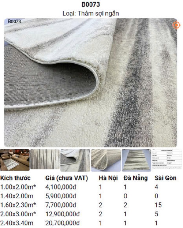 Thảm Lót Sofa