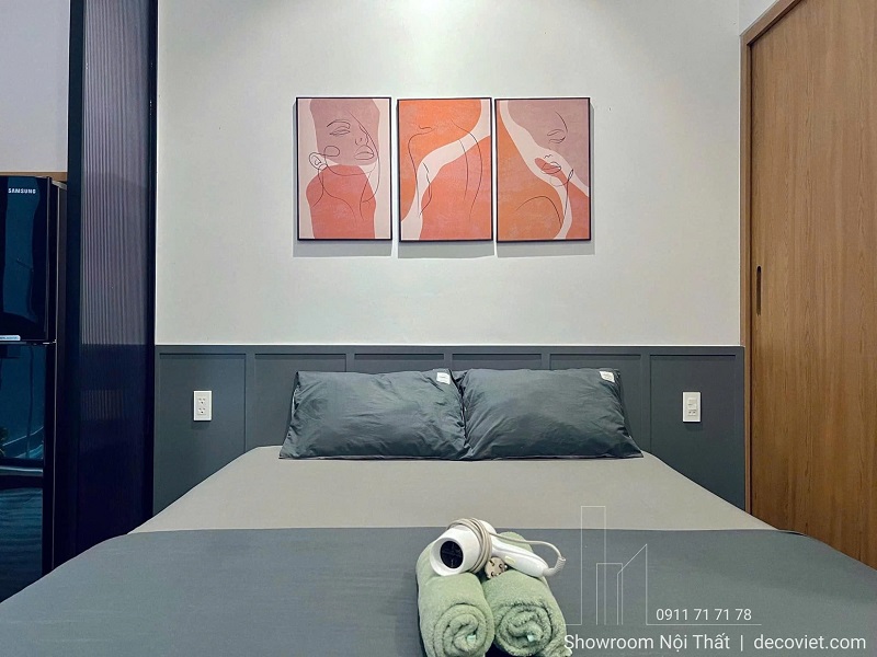 mẫu thi công căn hộ dịch vụ cho thuê tphcm thực tế