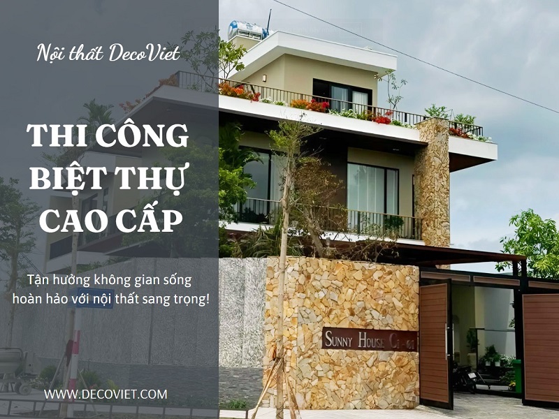 Thi Công Nội Thất Biệt Thự Cần Thơ 3 Phòng Ngủ