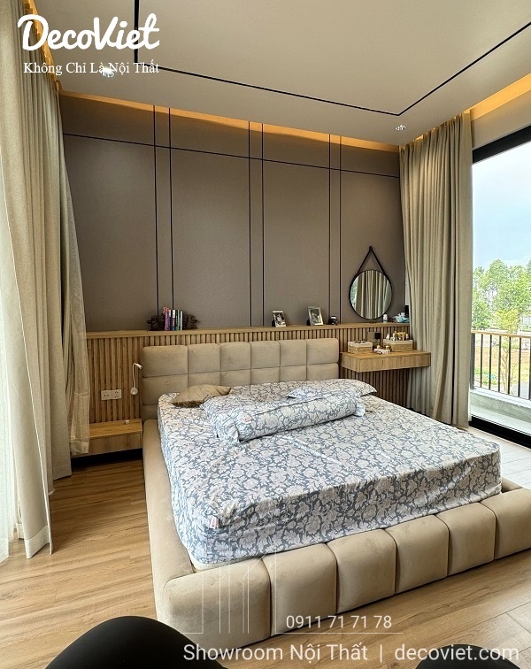 thiết kế phòng ngủ Master sang trọng